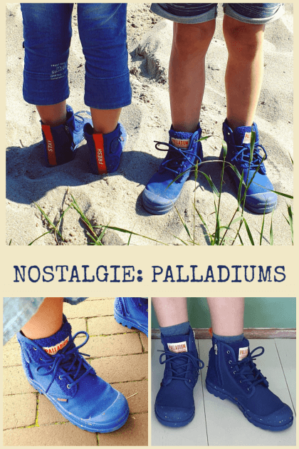 Nostalgie: stoere Palladium kinderschoenen