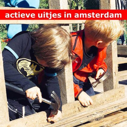 Actieve uitjes in Amsterdam met kinderen