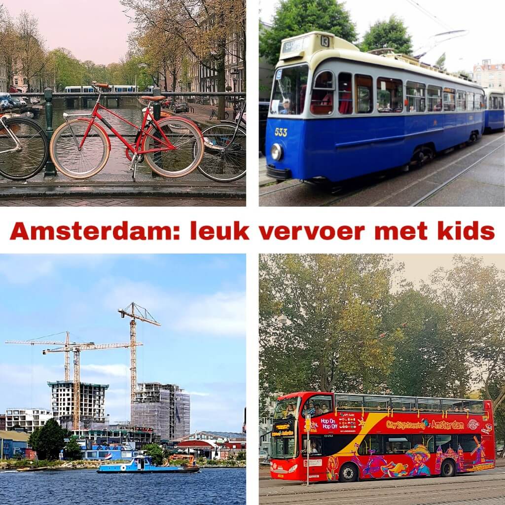 Het leukste vervoer in Amsterdam met kinderen