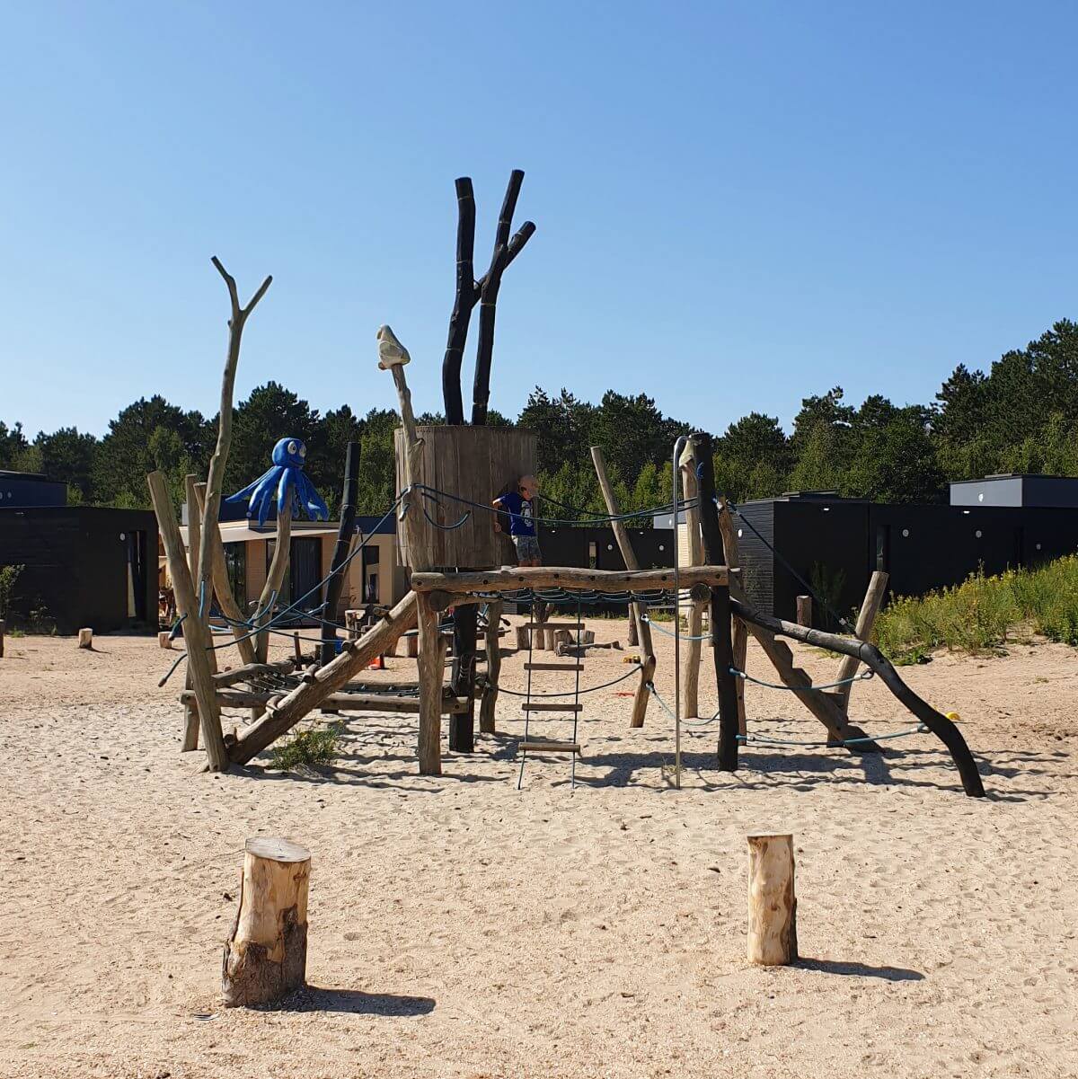 speeltuin op camping Bakkum bij Duinroos en Duinzicht