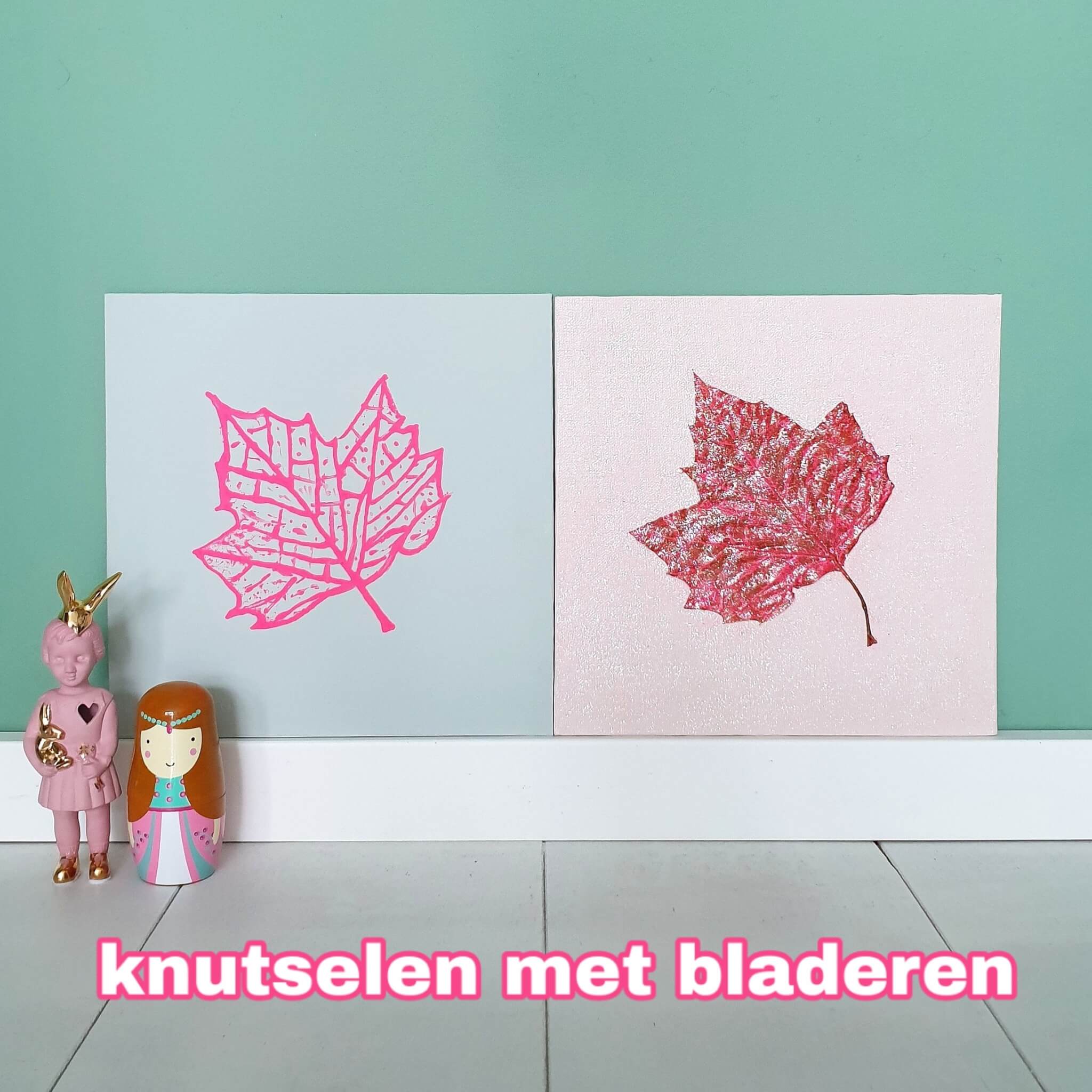 Wonderlijk Een herfst schilderij knutselen met bladeren - Leuk met kids IK-15