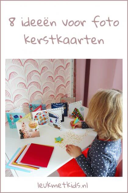 Creatieve foto kerstkaarten maken met kinderen: 8 leuke ideeën