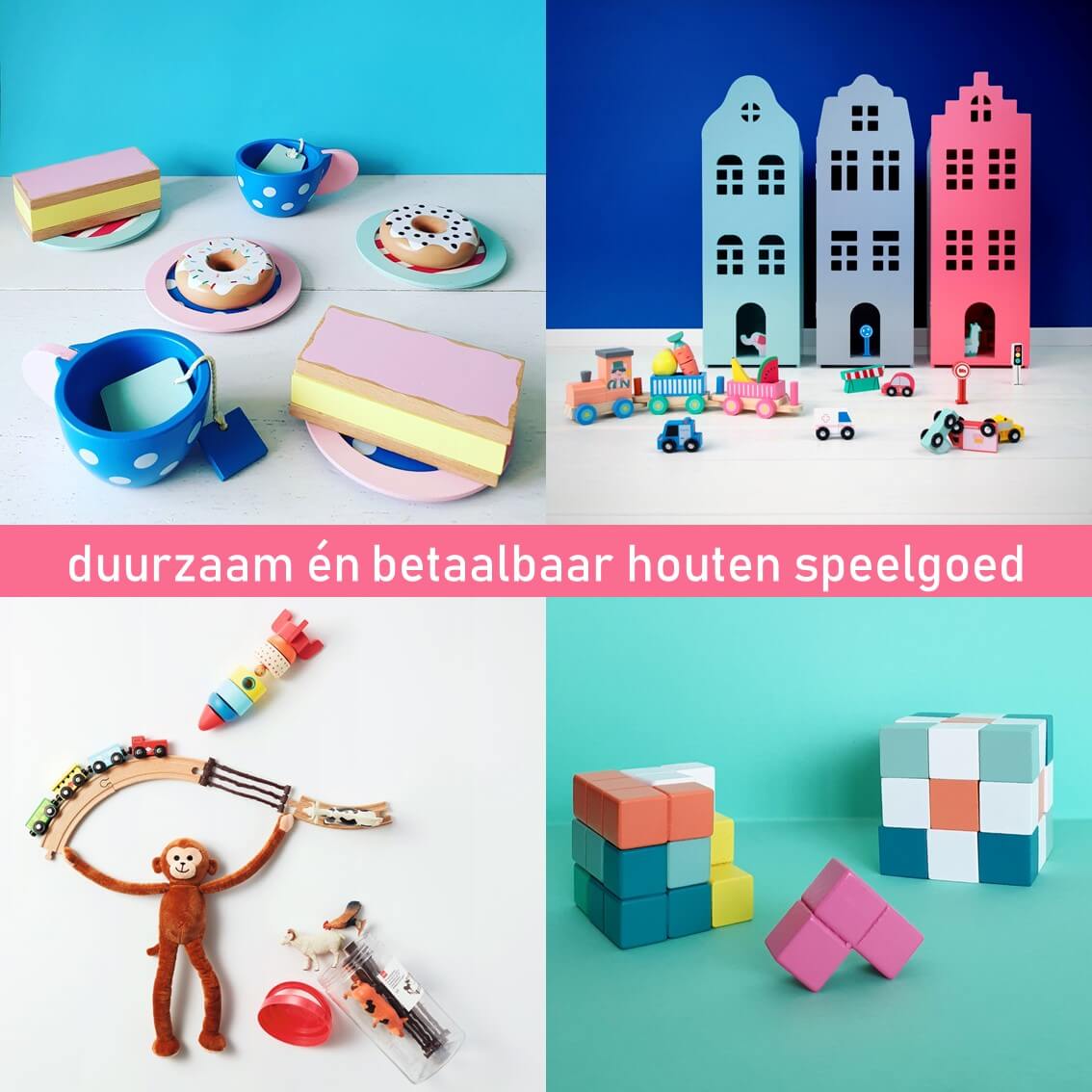 Goedkoop én duurzaam houten speelgoed: gespot bij de Leuk met kids