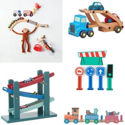 Goedkoop én duurzaam houten speelgoed: auto´s enzo gespot bij de Hema