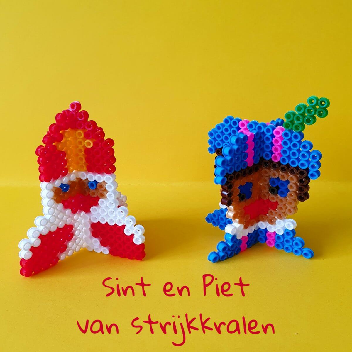 Sinterklaas knutselen met strijkkralen. Brrrrr wat is het opeens koud buiten! Lekker weer voor een warme chocolademelk met pepernoten en tijd om te knutselen!  Wij gingen Sinterklaas knutselen met strijkkralen. 