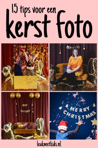 15 tips voor een kerst fotoshoot met kinderen