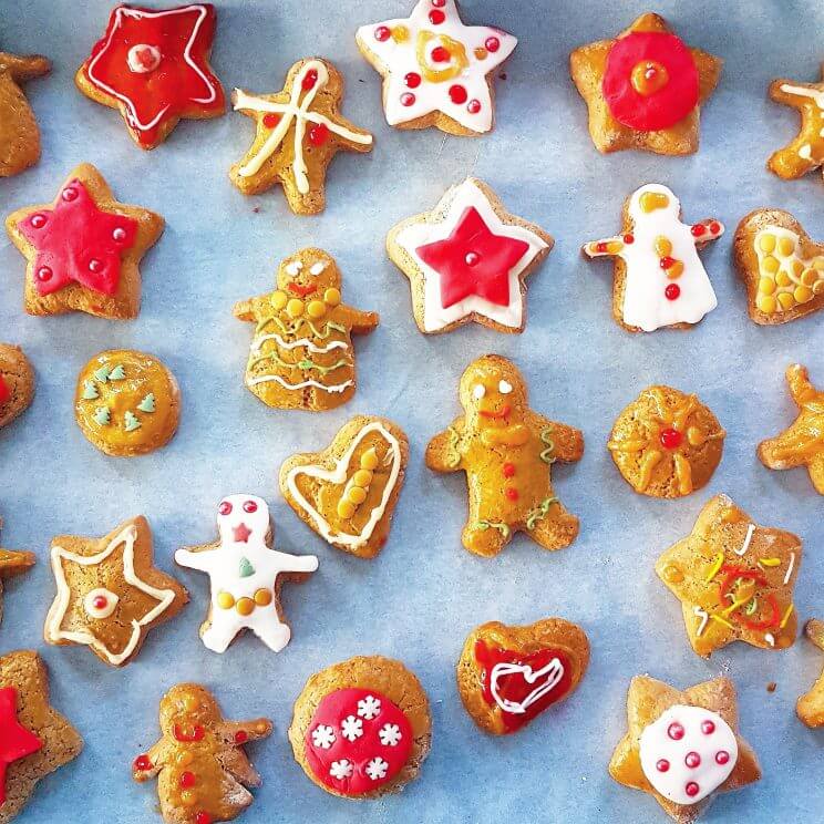 Gingerbread cookies peperkoek 
