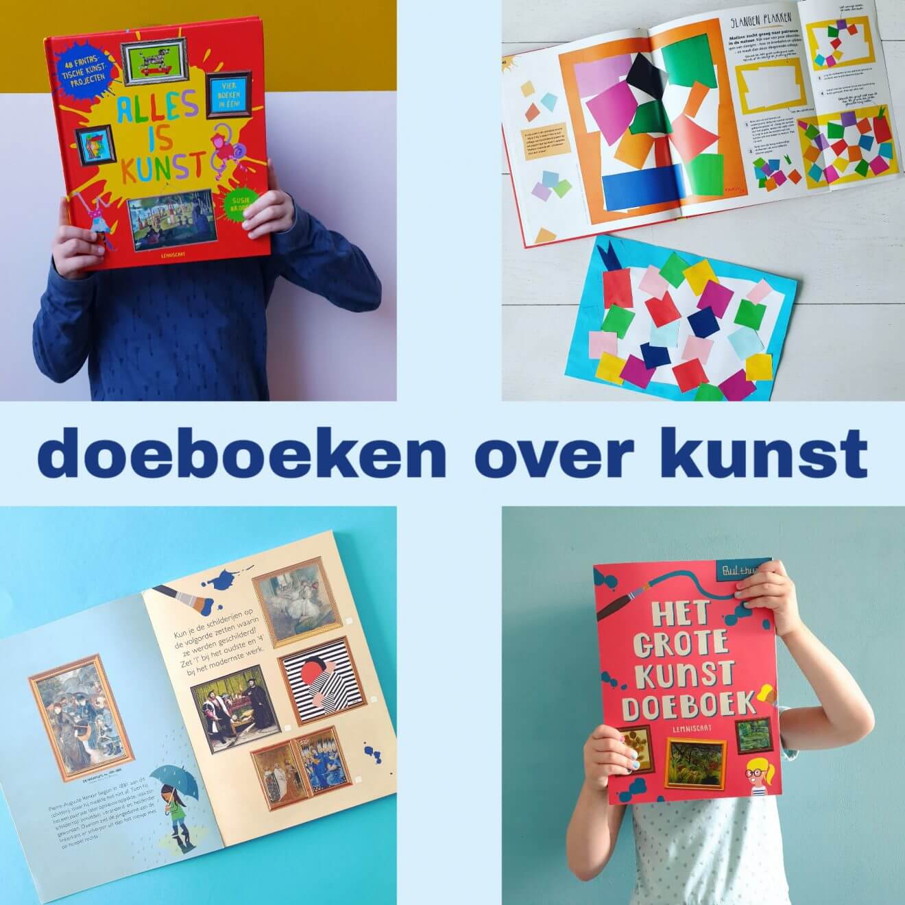 Twee boeken waarmee kinderen over kunst leren én het zelf maken 