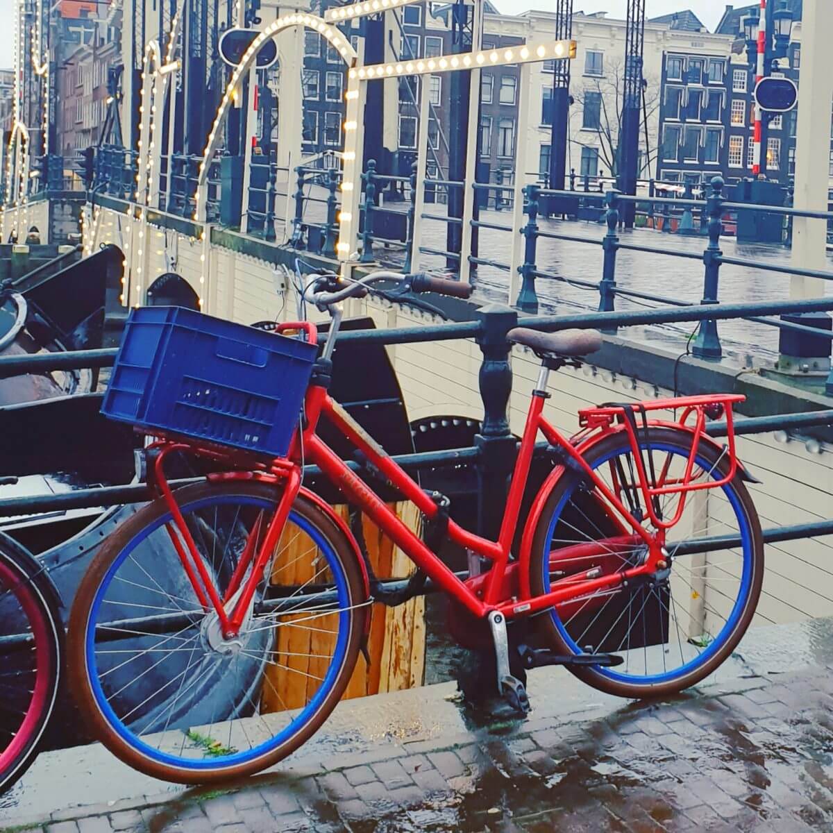 De Magere brug over de de Amstel in Amsterdam