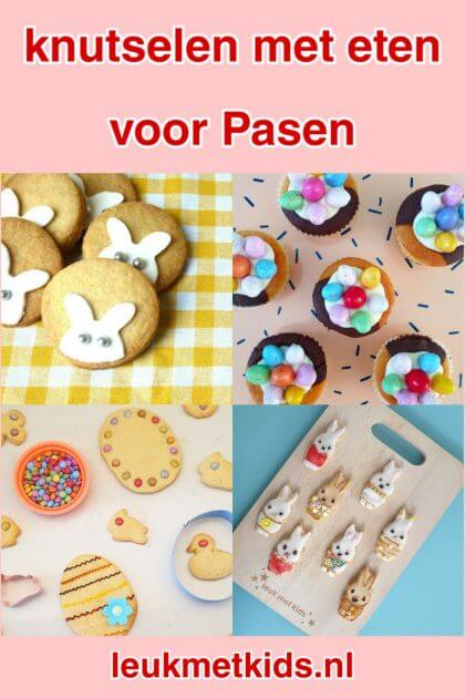 Knutselen met eten voor Pasen - zoete recepten en ideeën. Pasen komt er weer aan, tijd om lekkere dingen te knutselen met eten! Versierde koekjes, cupcakes, eieren en nog veel meer. In dit artikel vind je de leukste recepten en ideeën om te knutselen met eten voor Pasen. 