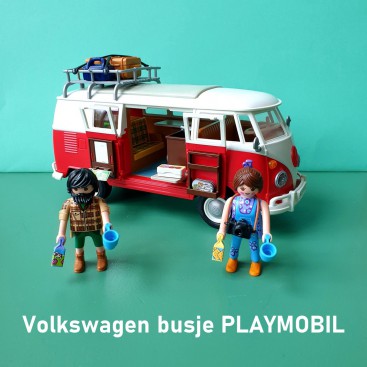 Volkswagen camper busje van PLAYMOBIL. Hoe leuk is deze PLAYMOBIL in samenwerking met Volkswagen? Onze favoriet is natuurlijk het Volkswagen camper busje van PLAYMOBIL.