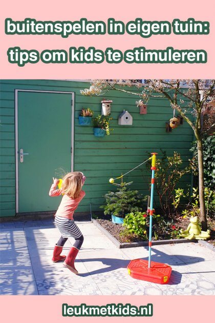 Buitenspelen in je eigen tuin: met deze tips kun je kinderen stimuleren