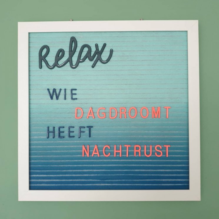 Quote wie dagdroomt heeft nachtrust