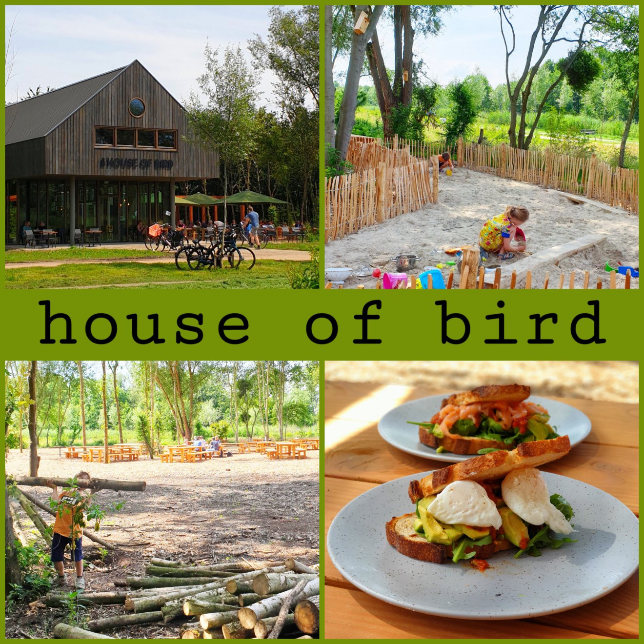 House of Bird: kindvriendelijk restaurant in het Diemerbos bij Amsterdam