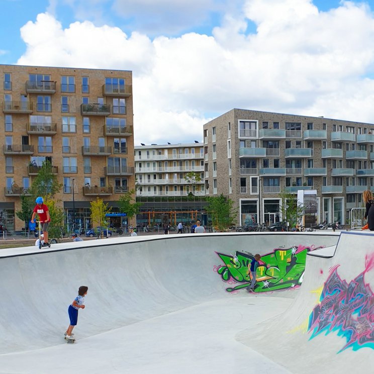 Urban Sport Zone Amsterdam: skatebaan en speeltuin Zeeburgereiland 