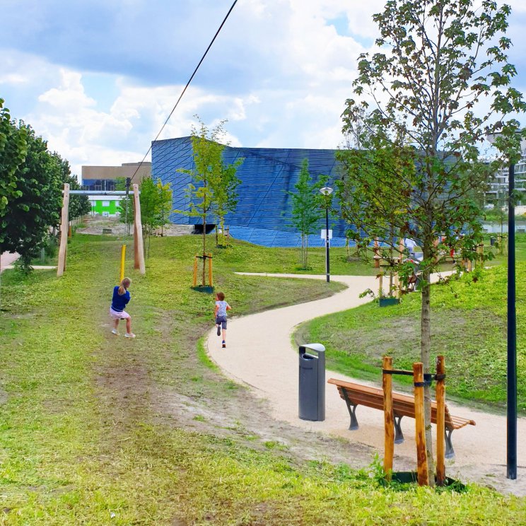 Urban Sport Zone Amsterdam: skatebaan en speeltuin Zeeburgereiland 