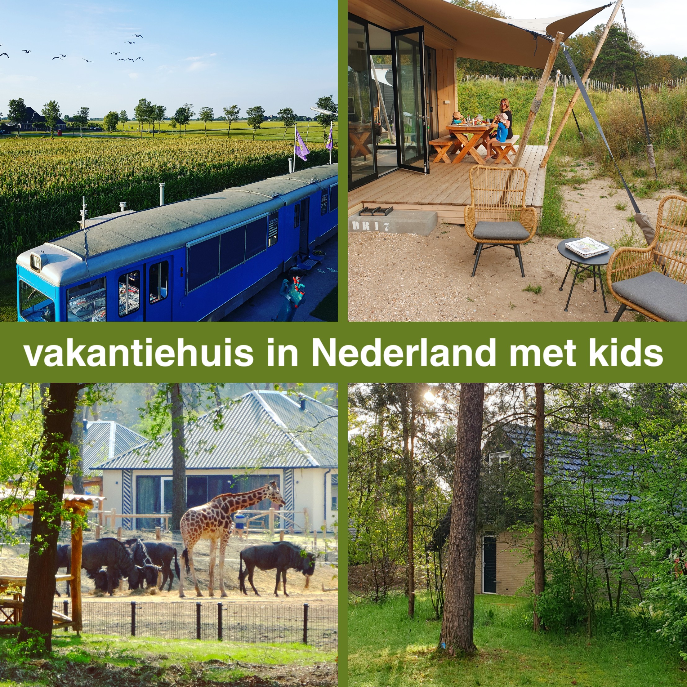 Vakantiehuis met kinderen in Nederland: leuke vakantieparken en huisjes. Vakantiehuis met kinderen in Nederland: leuke vakantieparken en huisjes. Ben je op zoek naar een leuk vakantiehuis in Nederland, leuk voor jezelf en voor de kinderen? Ik verzamelde mijn favoriete vakantiehuisjes, glamping locaties, en vakantieparken. En stiekem ook een paar leuke hotels.