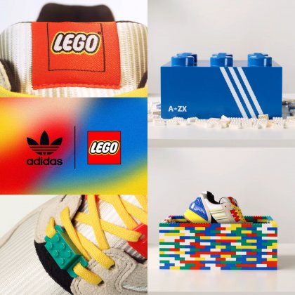 LEGO x Adidas Originals: samenwerking van beide merken met een hele toffe schoenencollectie