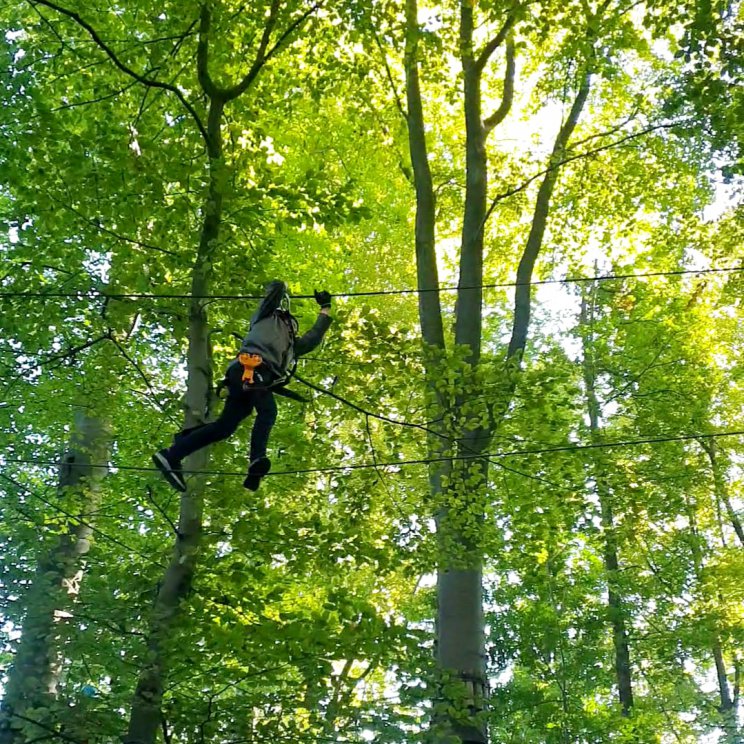 lopen door de lucht