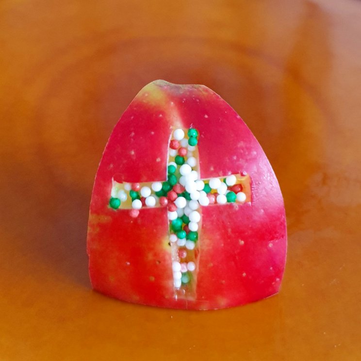 Sinterklaas recepten leuke ideeën om te knutselen met eten - gezonde Sinterklaas appels