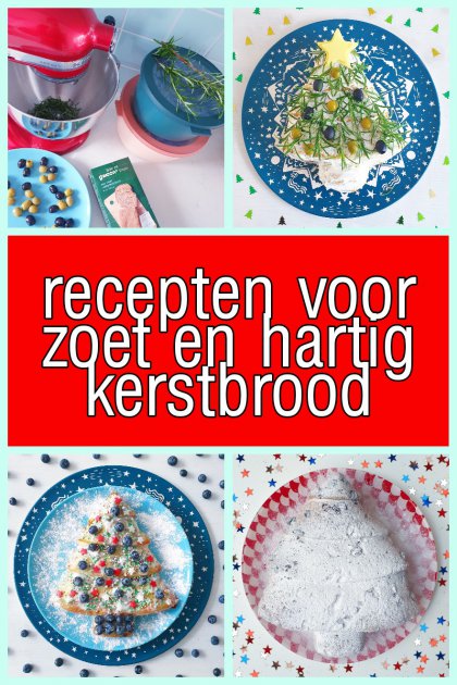 Recept voor hartig kerstbrood + recept voor gezond zoet kerstbrood