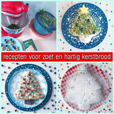 Recept voor hartig kerstbrood + recept voor gezond zoet kerstbrood