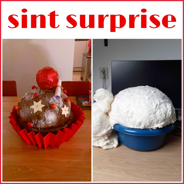 Sinterklaas surprise cupcake knutselen