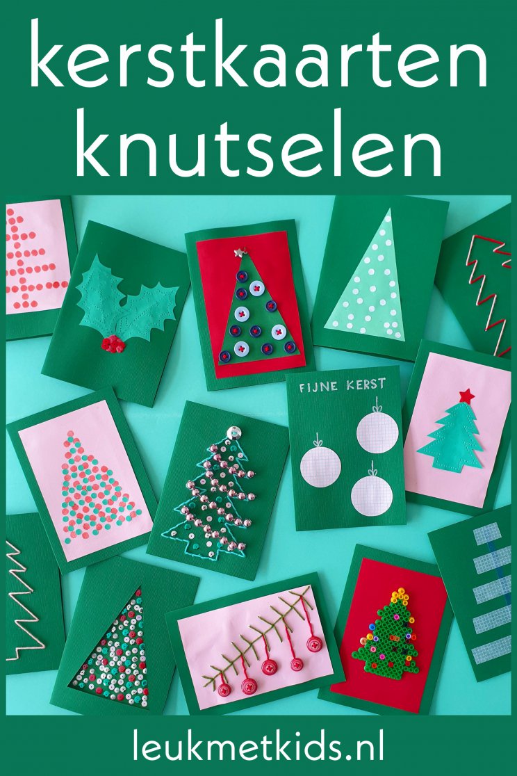 Kerstkaarten knutselen met kinderen: leuke ideeën