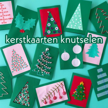 Kerstkaarten knutselen met kinderen: leuke ideeën