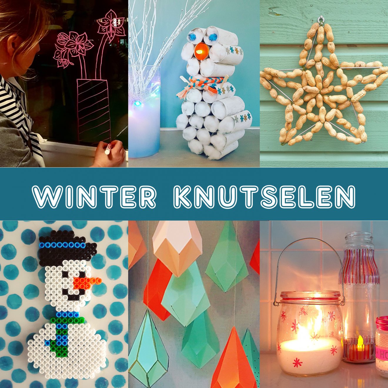 Winter knutselen met kinderen als het buiten koud is