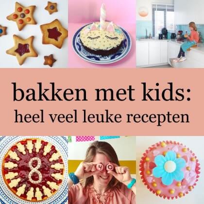 Bakken met kids: heel veel leuke recepten voor kinderen