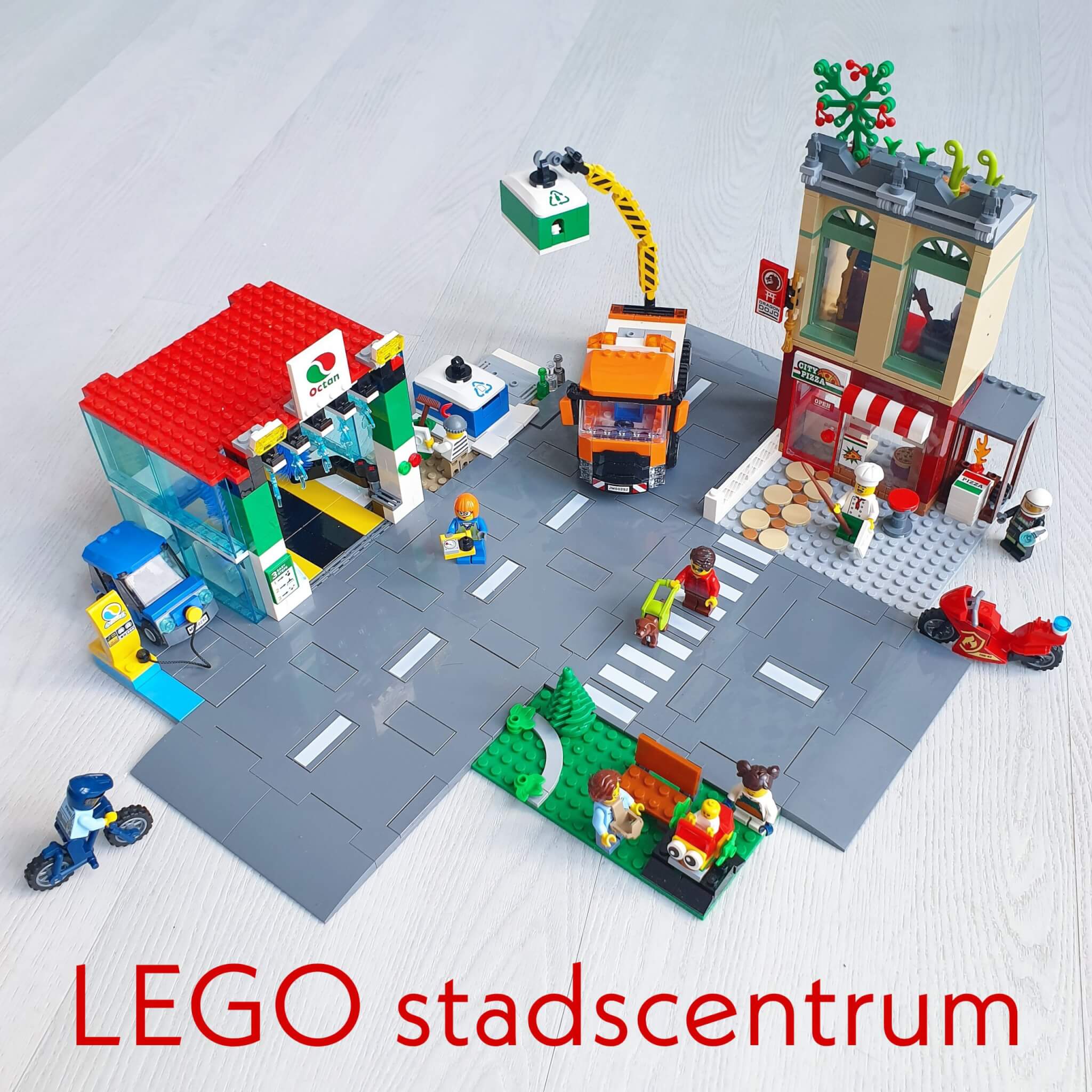 LEGO City stadscentrum 60292: veel speelmogelijkheden & nieuwe dingen
