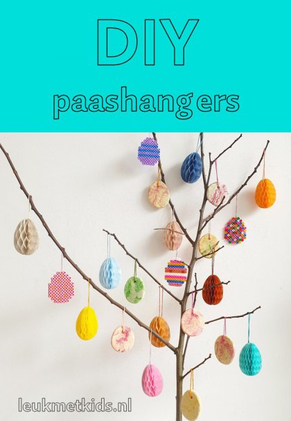 DIY paastakken: paashangers knutselen met kinderen. Dit jaar hebben we zo'n zin in Pasen en de lente! Wij zijn dus alvast met een DIY project voor in de paastakken begonnen: paashangers knutselen. We hebben inmiddels hangers gemaakt van zoutdeeg, van strijkkralen en van vilt. 