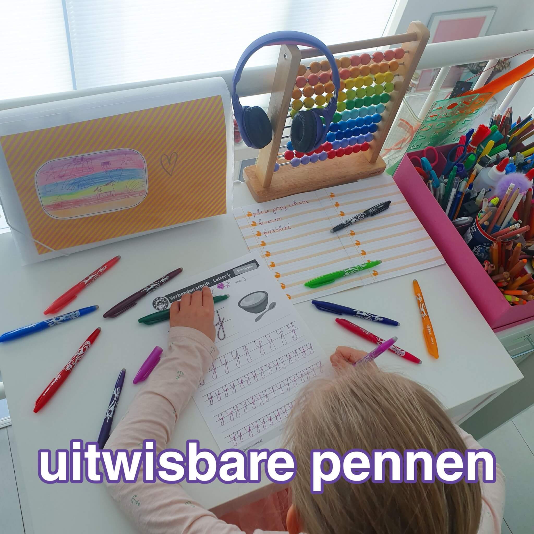 Vesting schermutseling stimuleren Ideaal: uitwisbare pen van Frixion in vrolijke kleurtjes - Leuk met kids  Leuk met kids