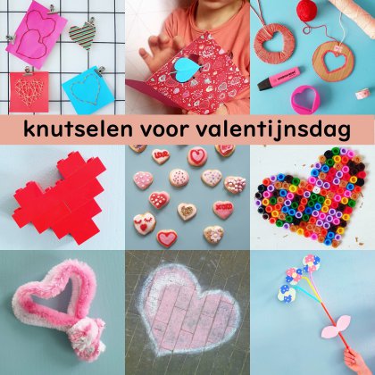 Knutselen voor Valentijnsdag: de leukste ideeën. Het is weer bijna 14 februari, een leuke aanleiding om lekker te knutselen met de kids. Ik verzamelde de leukste ideeën om te knutselen voor Valentijnsdag!