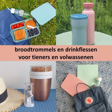 Leuke broodtrommels en drinkbekers voor tieners en volwassenen. Ben je op zoek naar leuke broodtrommels en drinkflessen voor tieners en volwassenen? Ik laat je hier mooie exemplaren zien. Lunchboxen, drinkbekers, thermosflessen, isoleerpotten en meer.  