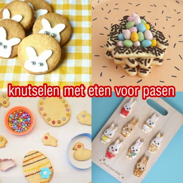 Knutselen met eten voor Pasen: zoete recepten en ideeën