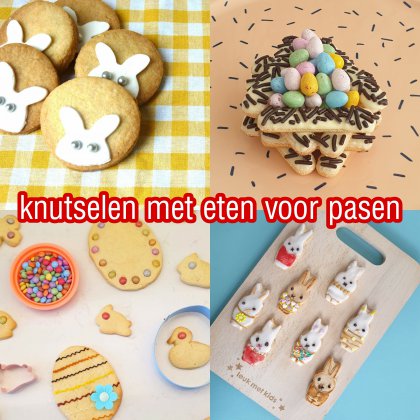Knutselen met eten voor Pasen: zoete recepten en ideeën