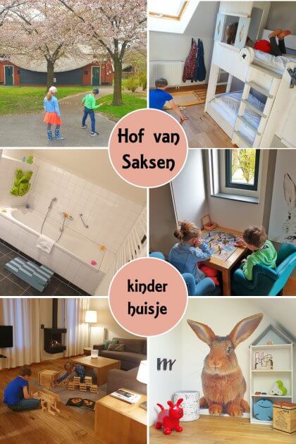 Hof van Saksen review: luxe vakantiepark voor babies, peuters, kleuters, kinderen én tieners. Wij verbleven een weekend in de 6-persoons ‘kinder’boerderij 6CK. Dit huisje heeft allerlei faciliteiten voor kinderen. Dat zijn natuurlijk een kinderstoel en een babybed als je dat nodig hebt. Maar bijvoorbeeld ook allerlei speelgoed en een leuke kinderkamer.