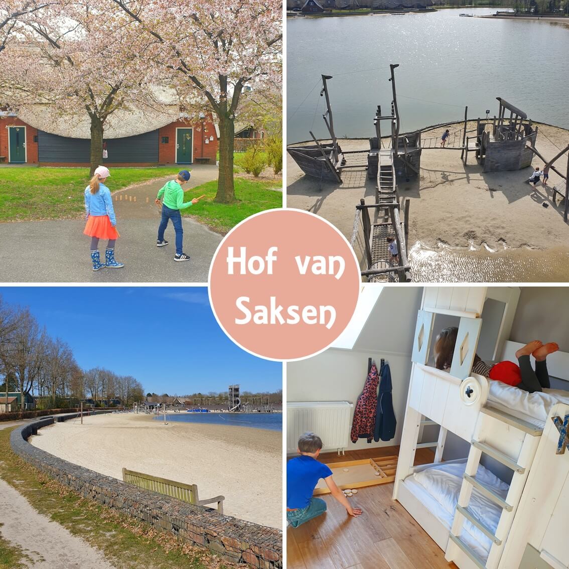 Hof van Saksen review: luxe vakantiepark voor kinderen én tieners. Het is een van de mooiste vakantieparken van Nederland: Hof van Saksen. Met stijlvolle huisjes, of beter gezegd boerderijen, compleet met een rieten dak. Maar ook heel belangrijk: leuke voorzieningen voor babies, peuters, kleuters, schoolkinderen én tieners. Tijd voor een review van Hof van Saksen dus!