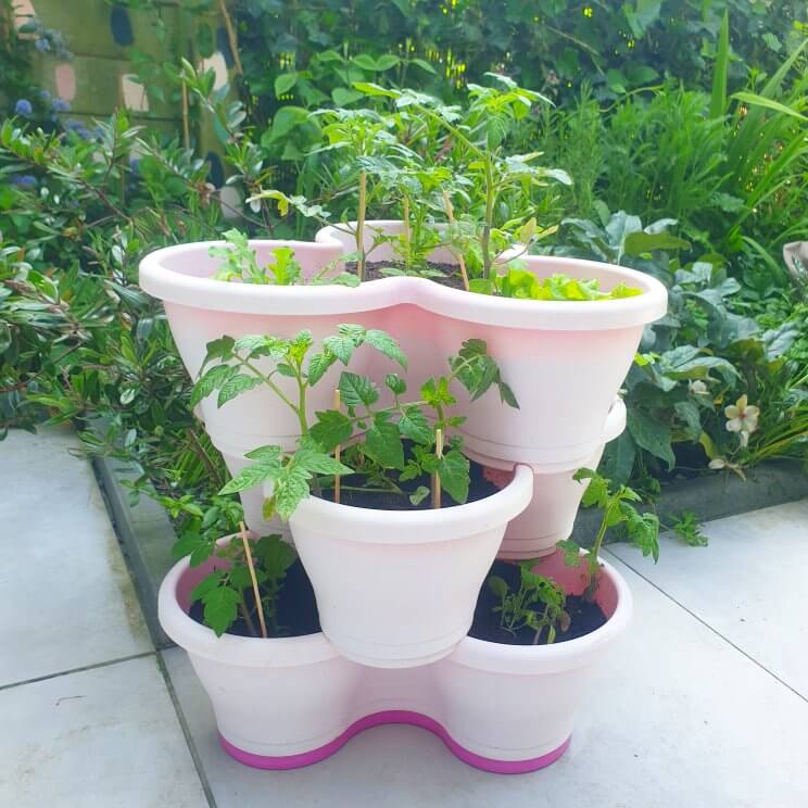 Plantenbakken voor moestuintjes ideeën om te knutselen en uit de winkel. Heb je weinig ruimte, dan zijn dit soort potten een ideale manier voor verticaal tuinieren. 