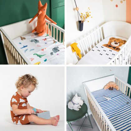 Baby verjaardag: cadeau ideeën voor kinderen van 1 jaar. Mooi beddengoed geeft de babykamer meteen een leuke sfeer, zoals dit beddenboed van Snurk Amsterdam.