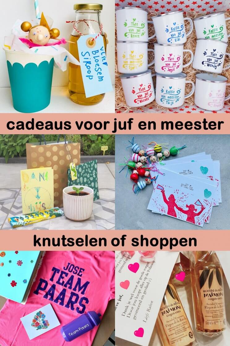 Inzichtelijk Overeenkomstig met zondaar Leuke cadeau ideeën voor de juf of meester: knutselen en shoppen Leuk met  kids