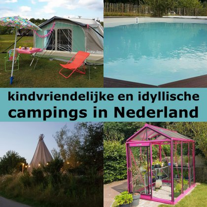 Kamperen met kinderen: idyllische kindvriendelijke campings in Nederland. Met speeltuin, zwembad, meer of rivier. Dit is Het Goeie Leven in Eerde bij Veghel in Brabant.