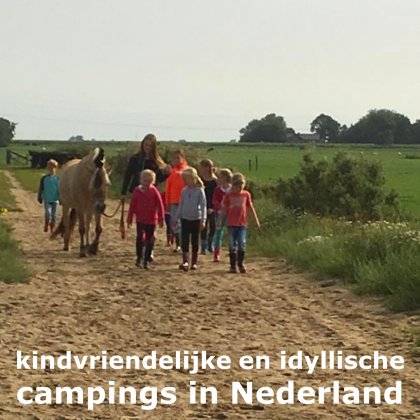 Kamperen met kinderen: idyllische kindvriendelijke campings in Nederland. Met speeltuin, zwembad, meer of rivier. Dit is Farmcamps Fleur Stables kamperen op de boerderij in Noord Holland.