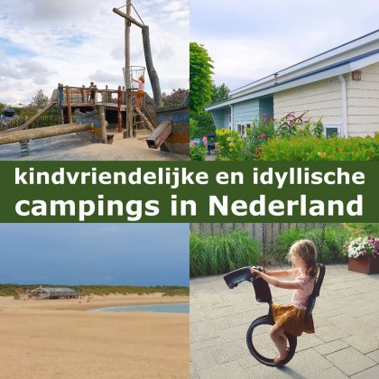 Kamperen met kinderen: idyllische kindvriendelijke campings in Nederland. Met speeltuin, zwembad, meer of rivier. Dit is Strandpark de Zeeuwse Kust op Schouwen Duiveland.
