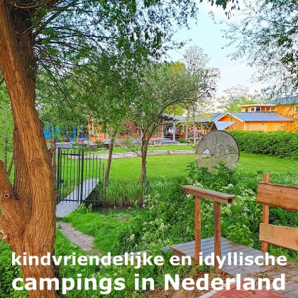 Kamperen met kinderen: idyllische kindvriendelijke campings in Nederland. Met speeltuin, zwembad, meer of rivier. Dit is camping Zeeburg in Amsterdam Oost.