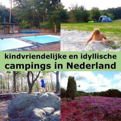 Kamperen met kinderen: idyllische kindvriendelijke campings in Nederland. Met speeltuin, zwembad, meer of rivier. Dit is camping De Lemeler Esch in het Vechtdal in Overijssel.