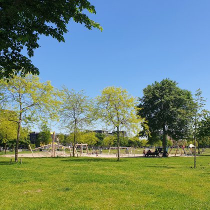 De Leuke Update #39 | kids ideeën, musthaves en uitjes | tuin special. Nieuwe speeltuin in het Theo van Goghpark op IJburg.