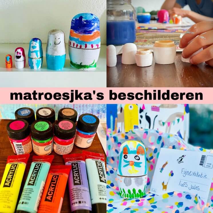 zegevierend vaak kijk in Matroesjka poppen zelf beschilderen: leuk cadeau om te knutselen Leuk met  kids